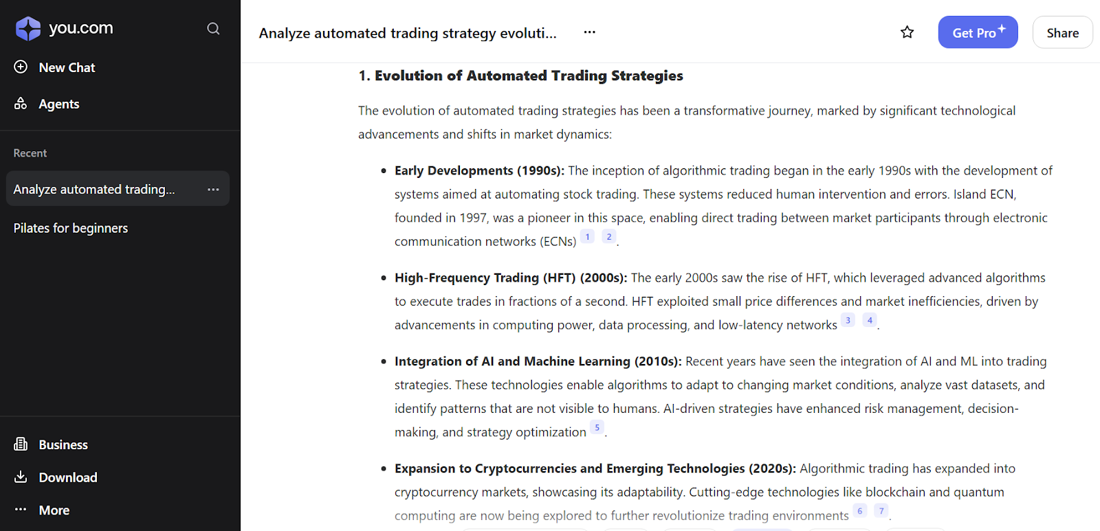 YouChat AI conversation AI assistant that integrates with you.com